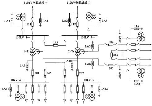 10kv变压器绕组接线图图片