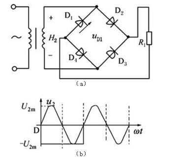 四个二极管整流图图片