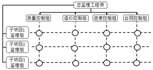 矩阵制监理组织形式图图片